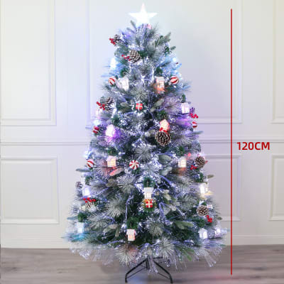 ARBOL DE NAVIDAD LUCES LED CASITA MULTI COLORES 120CM1