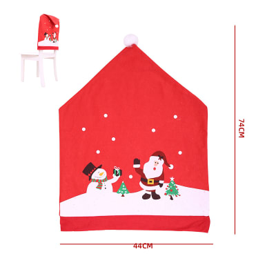 CUBIERTA DE SILLA  NAVIDAD74X44CM1