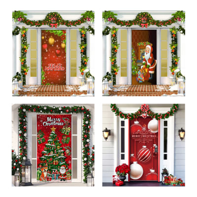 CUBRE PUERTA NAVIDAD 90X210CM1