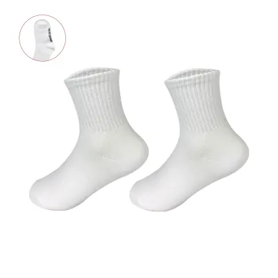CALCETIN NIÑO COLOR BLANCO ALGODON PEINADO PACK*3 SIN COSTURA1