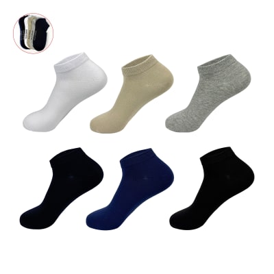 CALCETIN JUVENIL NINO ALGODON PEINADO TOBILLO PACK*3 SIN COSTURA 13-161
