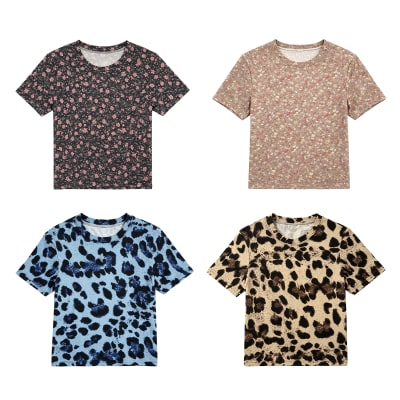CAMISETA  BAMBU MANGA CORTA DISENO SURTIDO L1