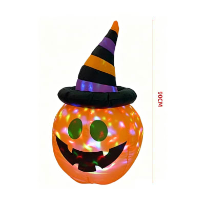 CALABAZA HALLOWEEN INFLABLE 90CM1
