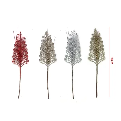 RAMA GLITTER NAVIDAD 60CM1