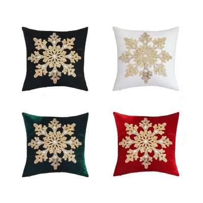FUNDA DE COJIN ESTRELLA NAVIDAD 42X42CM1