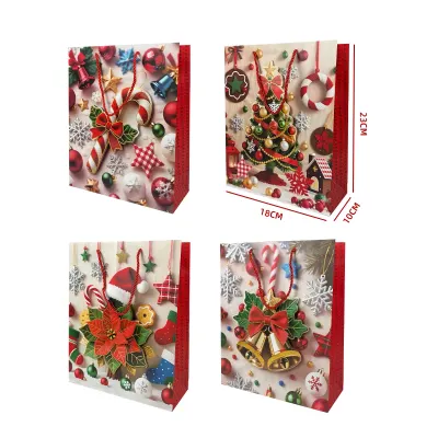 BOLSA DE REGALO NAVIDAD CHICA 3D 18*23*10CM1