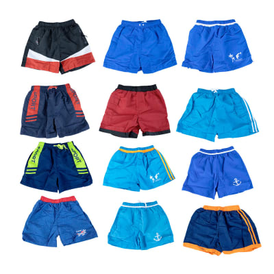 SHORT DE TRAJE DE BAÑO PARA NIÑOS MODELOS SURTIDOS | 12 UNID1