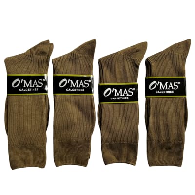 CALCETIN DE HOMBRE ACANALADO VERDE | 12 UNID1