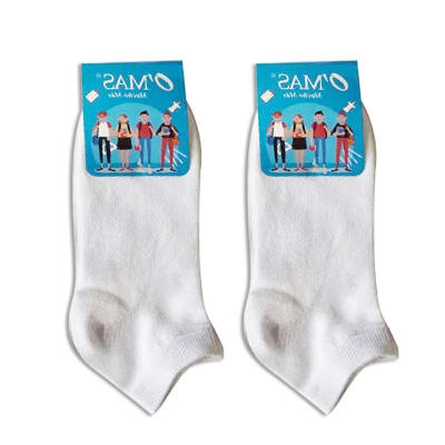 CALCETINES DE MUJER TOBILLO BLANCO | 12 UNID1