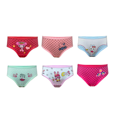 CALZON DE NIÑA CON ESTAMPADO PACK DE 3 | 12 UNID1