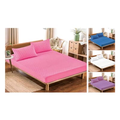 JUEGO DE CUBRE COLCHON LISO GRANDE1