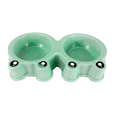 PLATO DE COMIDA PARA MASCOTA ACERO INOXIDABLE DISEÑO 36X20X5.5CM | 12 UNID1