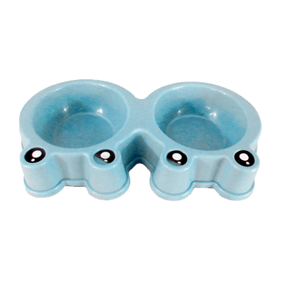 PLATO DE COMIDA PARA MASCOTA ACERO INOXIDABLE DISEÑO 28X15X4CM | 12 UNID1