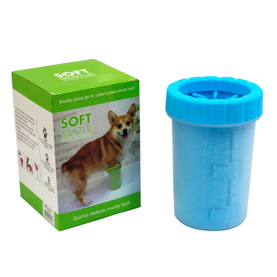 LIMPIADOR DE PATAS PARA MASCOTA SILICONA 10X15X8CM | 12 UNID1