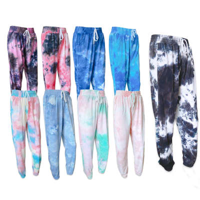 PANTALON DE MUJER DISEÑO TIE DYE SURTIDO |  12 UNID1
