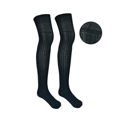 BUCANERAS ESCOLAR NEGRO LINEA ACRILICA TALLA UNICA | 12 UNID1