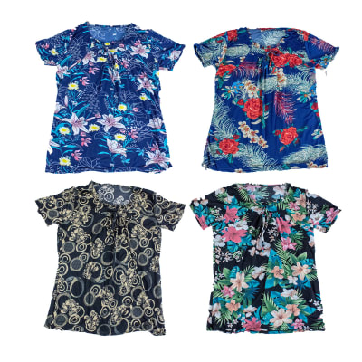 POLERA DE MUJER MANGA CORTA CON DISEÑO SURTIDO1