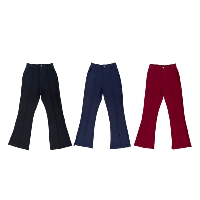 PANTALON DE MUJER PALAZZO CON CREMALLERA | 12 UNID1