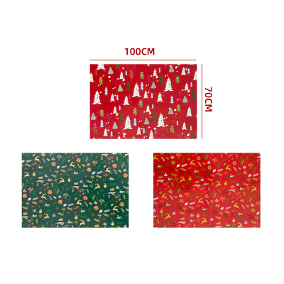 PAPEL DE REGALO NAVIDAD ARBOL 100X70CM1