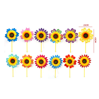 REMOLINO FLOR COLOR CON GIRASOL FRONTAL 23X43CM1