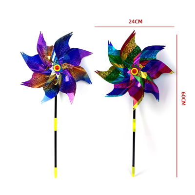 REMOLINO DE VIENTO HOLOGRAFICO MULTICOLOR 24X60CM1