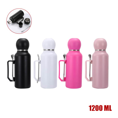 TERMO CON TAPA REDONDA DE 1200ML- COLORES SURTIDO1