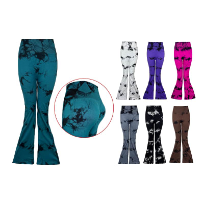 CALZA MUJER PATA ELEFANTE EFECTO TEÑIDO TALLA UNICA1