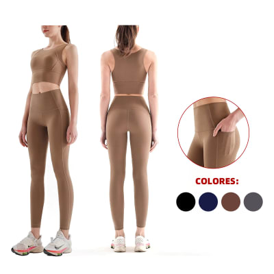 CONJUNTO 2 PCS PETO + CALZA DEPORTIVA CON BOLSILLO TALLAS M-L-XL-2XL1