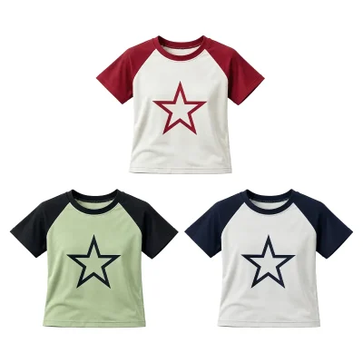 POLERA MANGA RAGLAN ESTRELLA S M L XL1
