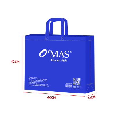 BOLSA OMAS AZUL TNT 46X42+12cm1
