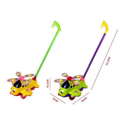 AVION HELICOPTERO DIDACTICO DE ARRASTRE CON HELICE 14.5X19X20X44.5CM1