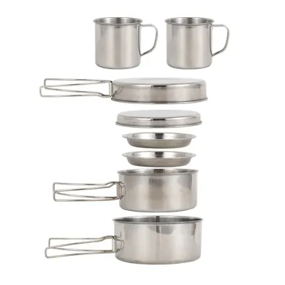 SET CAMPING ACERO 8 PIEZAS1