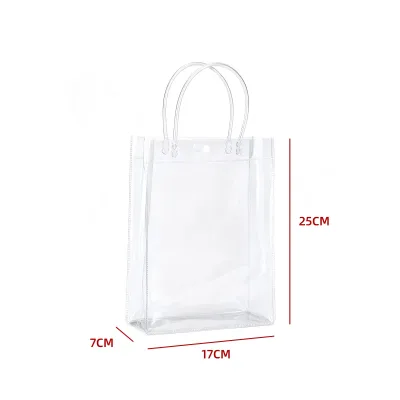 BOLSA PVC TRANSPARENTE C/ASA 17X25X7CM1