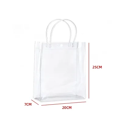 BOLSA PVC TRANSPARENTE C/ASA 20X25X7CM1