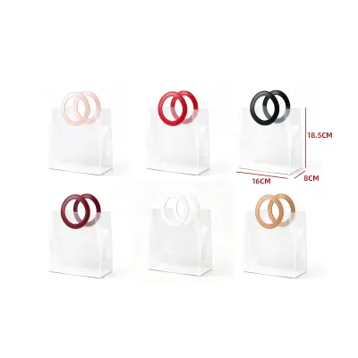 BOLSA REGALO PVC C/ASA PU 16X8X18.5CM VENTA POR MAYOR1