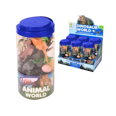 SET DINOSAURIOS EN FRASCO 19 PIEZAS1