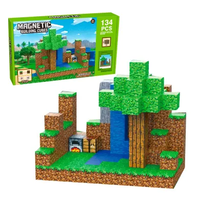 BLOQUES MAGNETICOS BUILDING CUBES 134 PIEZAS1