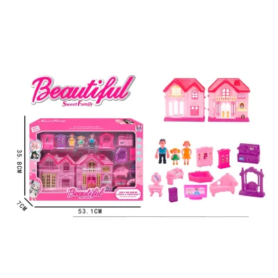 CASA DE MUÑECAS FAMILIAR CON ACCESORIOS1