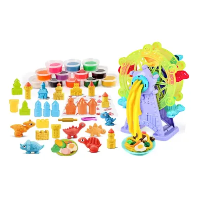 SET PLASTICINA DIDACTICA CON RUEDA Y ACCESORIOS1