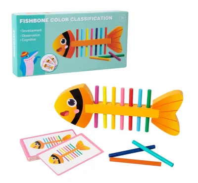 JUEGO DIDACTICO MEMORIA Y SICRONIZACIÓN COLORES PEZ1
