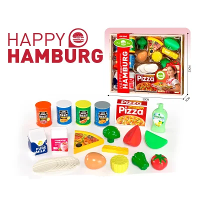 SET COMIDA RAPIDA INFANTIL HAMBURGUESA Y PIZZA1