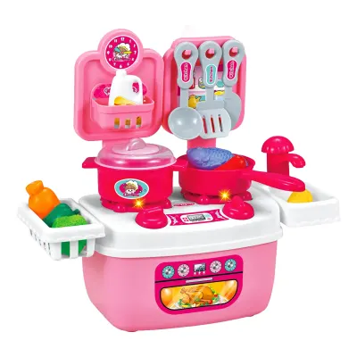 SET COCINA INFANTIL CON LUZ Y SONIDO 23 PCS1