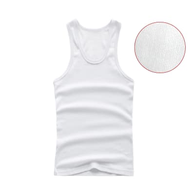 CAMISETA JUVENIL SIN MANGA BLANCA TALLA 5-6/7-8/9-10/11-121