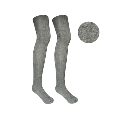 BUCANERAS ESCOLAR GRIS LINEA ACRILICA TALLA UNICA1