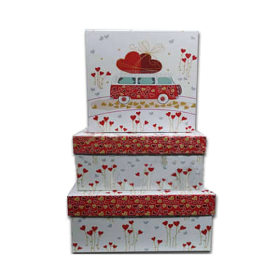 SET DE CAJAS DE REGALO ESTAMPADA 3 TAMAÑOS | 12 UNID1