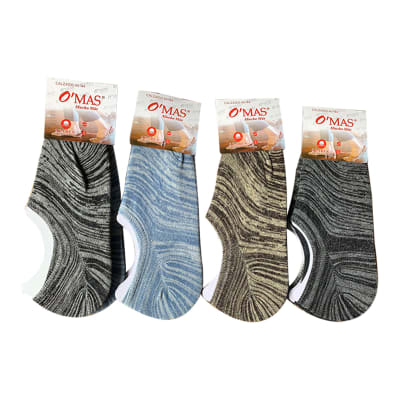 CALCETIN HOMBRE INVISIBLE JASPEADO TALLA 40-44 | 12 UNID1