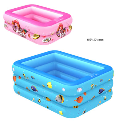 PISCINA INFLABLE REDONDA CON DISEÑOS 180x130x55cm1