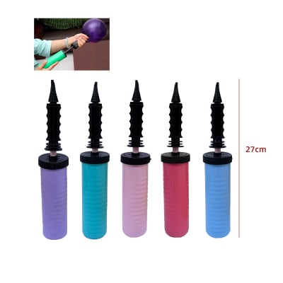 BOMBIN MANUAL PLASTICO 17CM | 12 UNID1