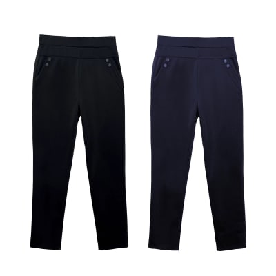 PANTALON DE MUJER DISEÑO VESTIR CON BOTONES | 12 UNID1