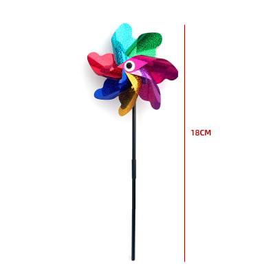 REMOLINO MOLINO DE VIENTO METALICO OPACO 18CM1